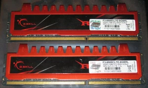 8GB KIT G.Skill DDR3 RAM 1066MHz PC3-8500U DIMM 240-pol. CL7 F3-8500CL7D-8GBRL - Picture 1 of 1