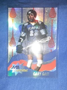 1992 STX Nastasi Gary Gait Foil RC Rookie NLL Lacrosse Philadelphia Wings AUTO - Zdjęcie 1 z 2