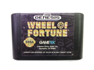 Wheel Of Fortune SEGA Genesis Game Cartridge Only AUTHENTIC CLEANED & TESTED - Picture 1 of 3
