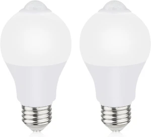 Bombillas Con Sensor De Movimiento Para Interiores Y Exteriores Bombilla Led Con - Picture 1 of 12