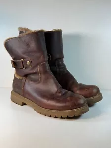 Panama Jack Felia Igloo Leather Boots Size UK 6 - Picture 1 of 9