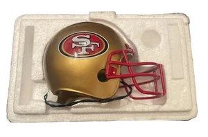 NFL San Francisco 49ers Christmas Ornament Light Up Helmet Bradford Exchange - Picture 1 of 8