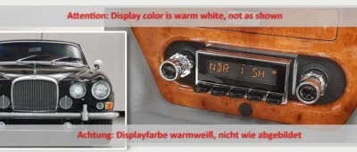 für Jaguar Mk X 1961 1962 1963 1964 Oldtimer Auto Radio DAB+ UKW Bluetooth AUX - Bild 1 von 4