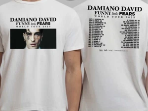 Damiano David Funny Little Fears World Tour 2025 T-Shirt - Picture 1 of 1