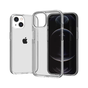 Custodia per iPhone 13 Pro Max robusta ultra spessa 3 mm traslucida ibrida cover telefono - Foto 1 di 12