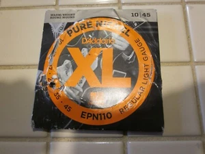 D'Addario EPN110 10-45 Regular Light, XL Corde per Chitarra Elettrica Nichel Puro  - Foto 1 di 2