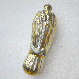 Rare Antique Vintage UdSSR Glass Christmas Tree Old Ornament Xmas Sheaf of Wheat - Bild 1 von 8