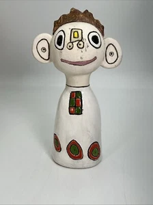 Made in Iceland  Sopheimar Village Hand Made Painted Pottery Figurine 10" Tall - Picture 1 of 8