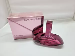 Calvin Klein Deep Euphoria Women's 1.7 FL OZ/50 ML Eau De Toitette Spray Sealed - Picture 1 of 2