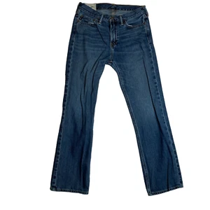 True Religion Jeans Mens 36x29 Blue Straight Leg Nature Medium Wash Denim - Picture 1 of 14