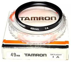 ★TAMRON FILTER SKYLIGHT 1 A★49 mm FILTRO MADE IN JAPAN★ - Imagen 1 de 2