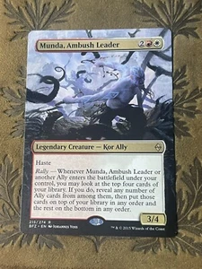 Munda, Ambush Leader Hand Painted Alter MTG Legendary Edh Rare Boros Kor Ally - Picture 1 of 1