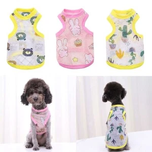 Breathable Cat Shirt Puppy T-shirt for Small Medium Dogs - Picture 1 of 15