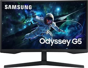 SAMSUNG Odyssey 32-Inch Monitor LS32CG550ENXZA 1000R Curved 1ms(MPRT) HDR10 - Picture 1 of 14