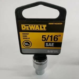 DeWalt - Socket 3/8 Drive 12Pt 5/16In, Part DWMT74528OSP by Stanley Tools NEW - Picture 1 of 2
