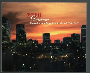 2010 US DENVER HALF OF US MINT SETS IN PACKAGE MINT - Picture 1 of 3