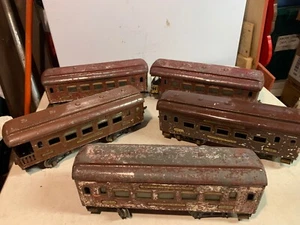 Ives Wide Gauge - 185, 185, 185, 186, 186 Passenger Cars for Parts, Restoration - Picture 1 of 11