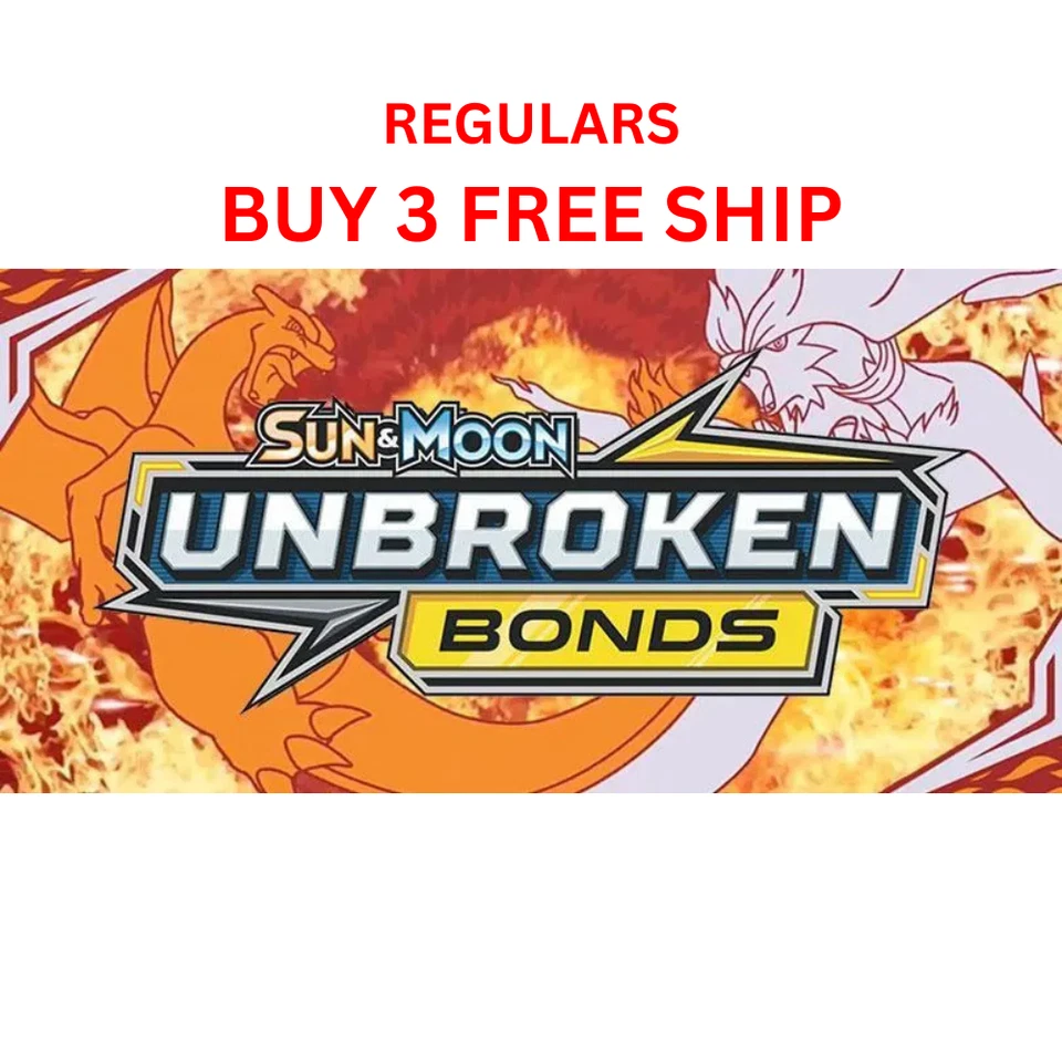 UNBROKEN BONDS Pokémon TCG 1 - 214 - PICK YOUR OWN REGULARS LP/NM 3+ FREE SHIP - Image 1 of 1