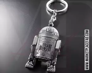 Star Wars Schlüsselanhänger Zubehör Metall Zuhause Auto Ring Geschenkidee Geburtstag R2-D2 SILBER - Bild 1 von 5