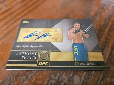2016 Topps UFC Top of the Class Autograph Card Anthony Pettis #TCA-AP Auto - Image 1 of 3