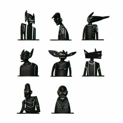 FUTURA LABORATORIES 2000 3XVERSE 3 英寸收藏品雕像 1 个盲盒黑色 — 第 1/4 张图片