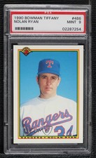 1990 Bowman Factory Set Collector's Edition (Tiffany) Nolan Ryan PSA 9 MINT HOF