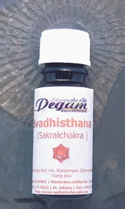 Chakraöl: Sakralchakra, Svadhisthana, ätherische Öl Mischung in Jojobaöl, 10 ml - Bild 1 von 1