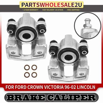 2x Pinza de freno de disco trasera izquierda y derecha para Ford Crown Victoria Grand Marquis Lincoln Foto 1 de 4