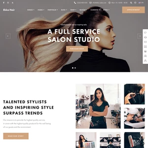 Friseursalon Website Design zu verkaufen + kostenloses VPS Webhosting 🌐 - Bild 1 von 6