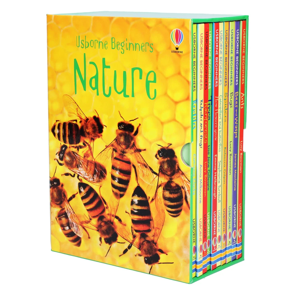 Usborne Beginners Nature 10 Books Box Set Collection - Ages 4-7 - Hardback - Image 1 of 4