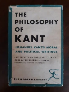 The Philosophy of Kant (Immanuel Kant's Moral and Political Writings) -Friedrich - Bild 1 von 12