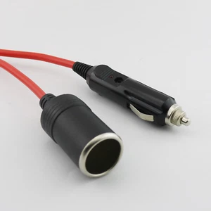 Cable de extensión de enchufe para encendedor de cigarrillos de coche con indicador de alimentación 12 V 6 pies - Imagen 1 de 7