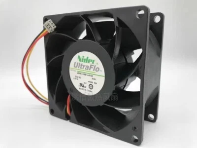 Nidec V80E24BS1A5-52 E261 DC24V 0.47A 3-Pin Inverter Cooling Fan - Image 1 of 3