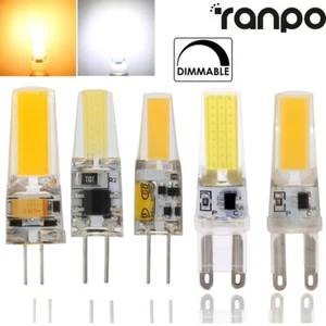 Mini G4 G9 LED COB Light Bulb Dimmable 6W 9W 12V 220V Replace Halogen Lamps BC - Picture 1 of 17