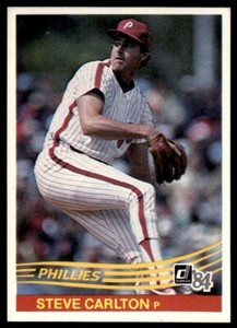 1984 Donruss Steve Carlton Philadelphia Phillies #111