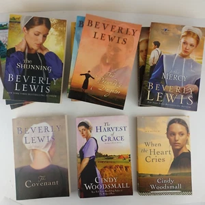 9 Amish Fiction Beverly Lewis w/2 Complete Sets Annie/Lanc. & 2 Cindy Woodsmall - Imagen 1 de 11