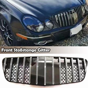 Für Mercedes Benz E-Klasse W211 2007-2009 Front Stoßstange Gitter Kühlergrill 1x - Picture 1 of 4