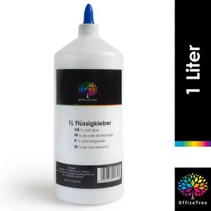 OfficeTree Bastelkleber 1 Liter - Transparent Trocknend - Bild 1 von 8