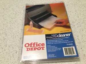 Inkjet Printer/Fax Cleaner- 3 sheets UPC#727599000319 - Picture 1 of 2