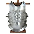 Roman Greek Chest Muscular Muscle Armor Cuirass Chest Plate Chrome Collectible