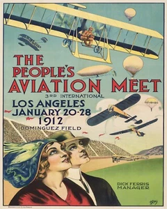 12178.Decoration Poster.Room wall art.Home interior design.1912 Aviation show - Picture 1 of 1