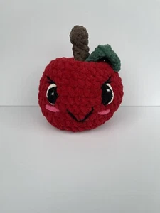 Peluche mela all'uncinetto fatto a mano peluche amigurumi morbido - Foto 1 di 7