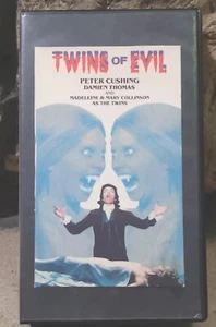 Horror Twins Of Evil 1971 /1985 Betamax (Not VHS) Vintage *Read - Imagen 1 de 9