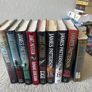 Lot of 9 James Patterson Hardcover Random Mix of Books - Picture 1 of 6