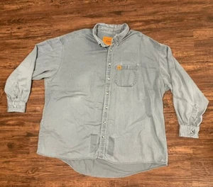 Wrangler Rigg Workwear Fire Resistant FR 3XL Blue Shirt - Picture 1 of 3