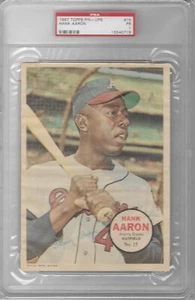 1967 TOPPS PIN-UPS #15 HANK AARON PSA 1 PR Hammerin' Hank Atlanta Braves - Picture 1 of 6