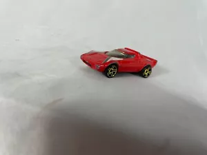 Hot Wheels Lancia Stratos Coche Diecast Rojo - Malasia Suelto 2001 - Imagen 1 de 6
