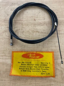 1971 & Later Models Maico Throttle Cable Assembly Part # 316.1131 NOS - NEW . - Picture 1 of 6