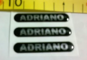 Logo Fregio con Nome in Resina 3 pezzi ADRIANO - Bild 1 von 1