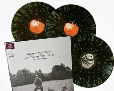 George Harrison All Things Must Pass 50th Anniversary Splatter Vinyl Sealed NEW - Image 1 of 4